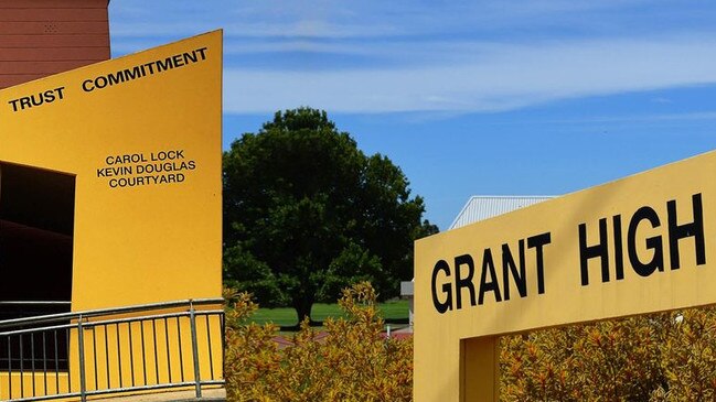 Grant High School has come under fire for its response to students smearing excrement on the walls ceiling and sink of the toilets. Picture: Supplied