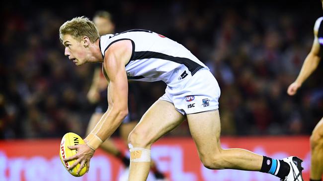 Todd Marshall against Essendon earlier this month. Picture: Mark Brake/Getty Images