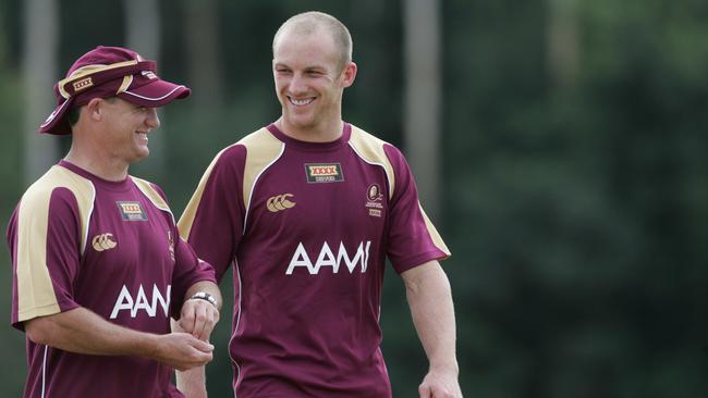 Kevin Walters and Darren Lockyer enjoyed plenty of success together.