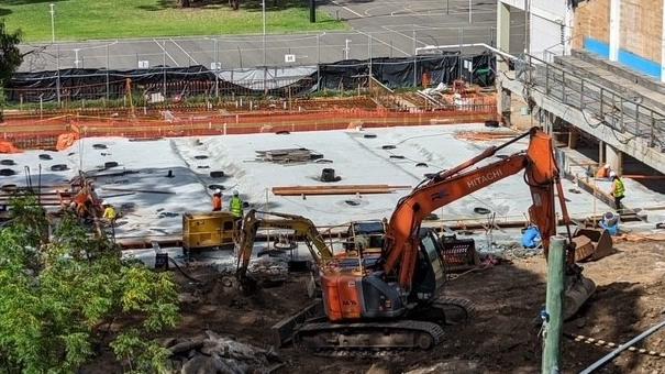 The main pool was closed in 2022 for the redevelopment.