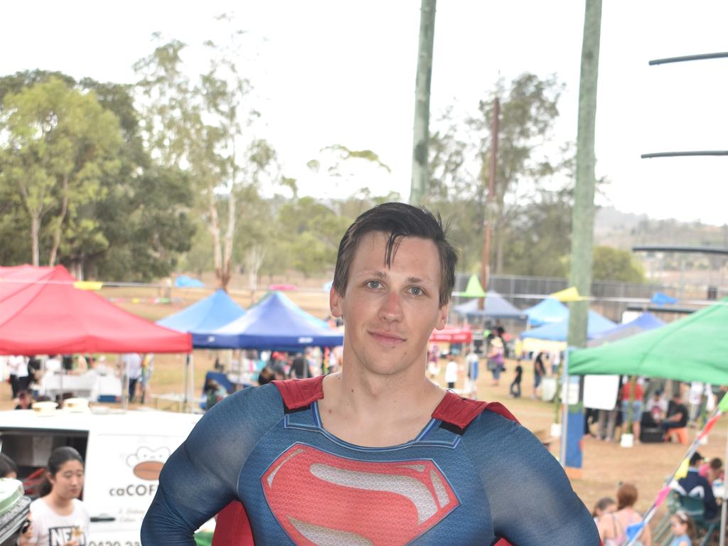 Josh Kilpatrick stood tall as Superman for the day