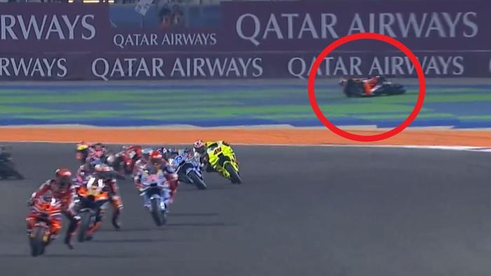 Jack Miller crashes out in QatarGP
