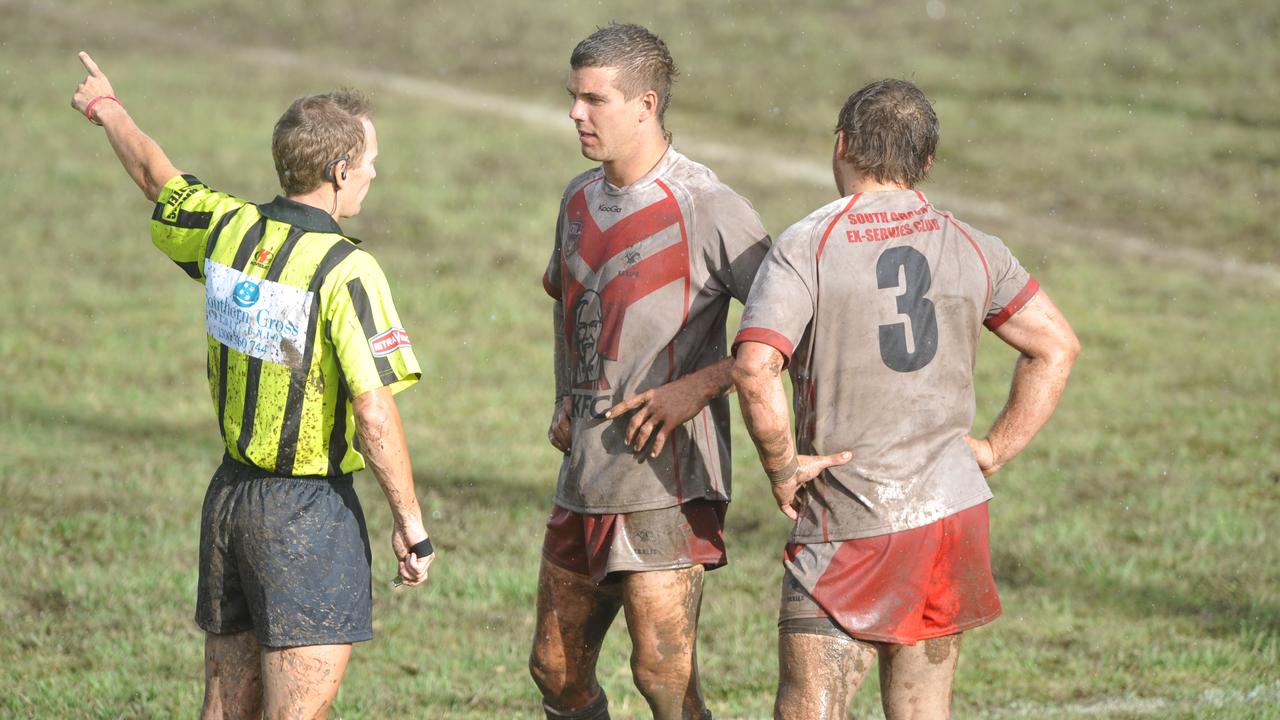 KFC were on the front of the South Grafton Rebels kit, but it couldn’t stop their players being given their marching orders. Picture: Debrah Novak.