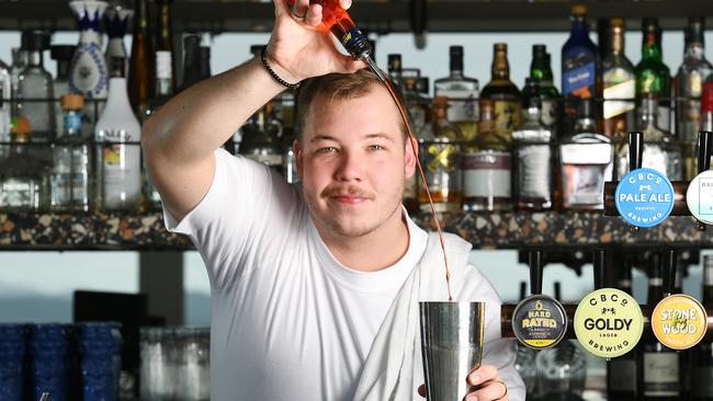 Ardo Rooftop's Patrick Hill has won the favourite bartender vote by the Townsville Bulletin readers. Picture: Shae Beplate.