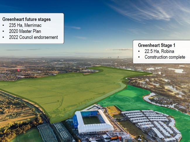 Greenheart and the future stages of the Gold Coast’s ‘central park’.