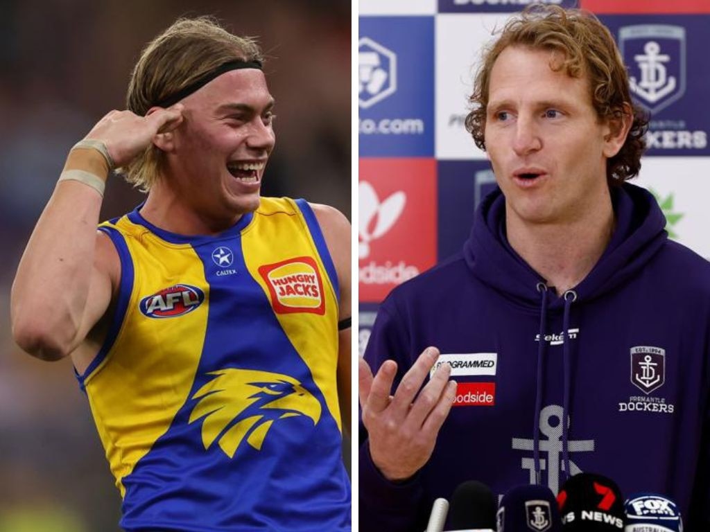 Harley Reid and David Mundy. Photos: Getty Images