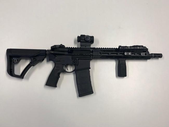 AR-15 semi-automatic rifle similar to that used in the Colorado mass shooting. Picture: Supplied