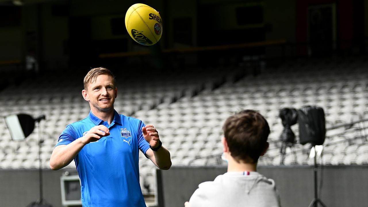 Jack Ziebell hopes the Good Friday game can help raise funds for kids like 17-year-old Jai Waters. Picture: Getty Images