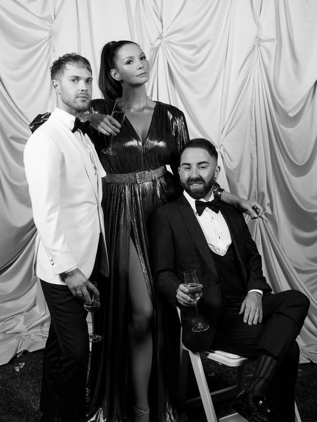 Music icon, Ricki-Lee performed at their wedding. Picture: House of Love