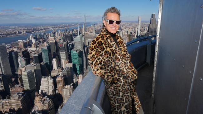 Robbie Williams attends a "Better Man"/Empire State Building Photo Op at The Empire State Building on January 14, 2025, in New York, New York. Photo: John Nacion/Getty Images for Paramount Pictures