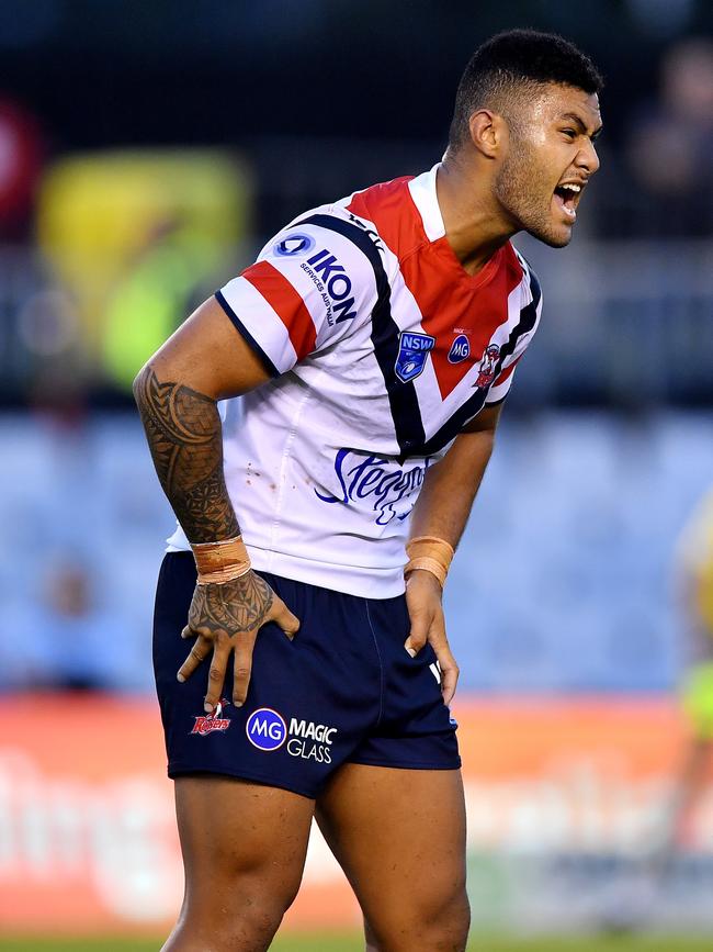 Sydney Roosters rising star Daniel Fifita cuts an imposing figure. Picture: Gregg Porteous/NRL Photos