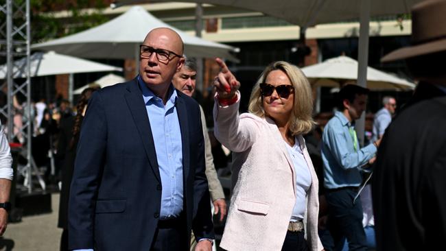 Peter Dutton (pictured with his wife Kirilly) is making his pitch to Australian voters. Picture: Dan Peled / NCA NewsWire