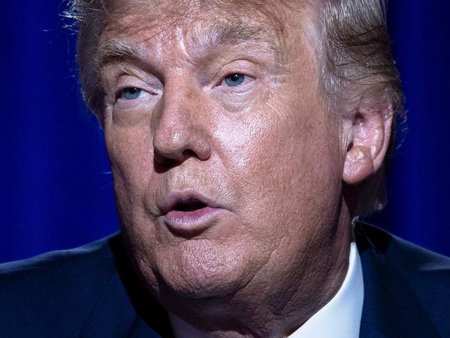 US President Donald Trump speaks during a roundtable rally with Latino supporters at the Arizona Grand Resort and Spa in Phoenix, Arizona on September 14, 2020. (Photo by Brendan Smialowski / AFP)