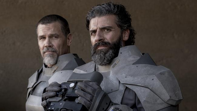 Josh Brolin and Oscar Isaac in Denis Villeneuve’s Dune.