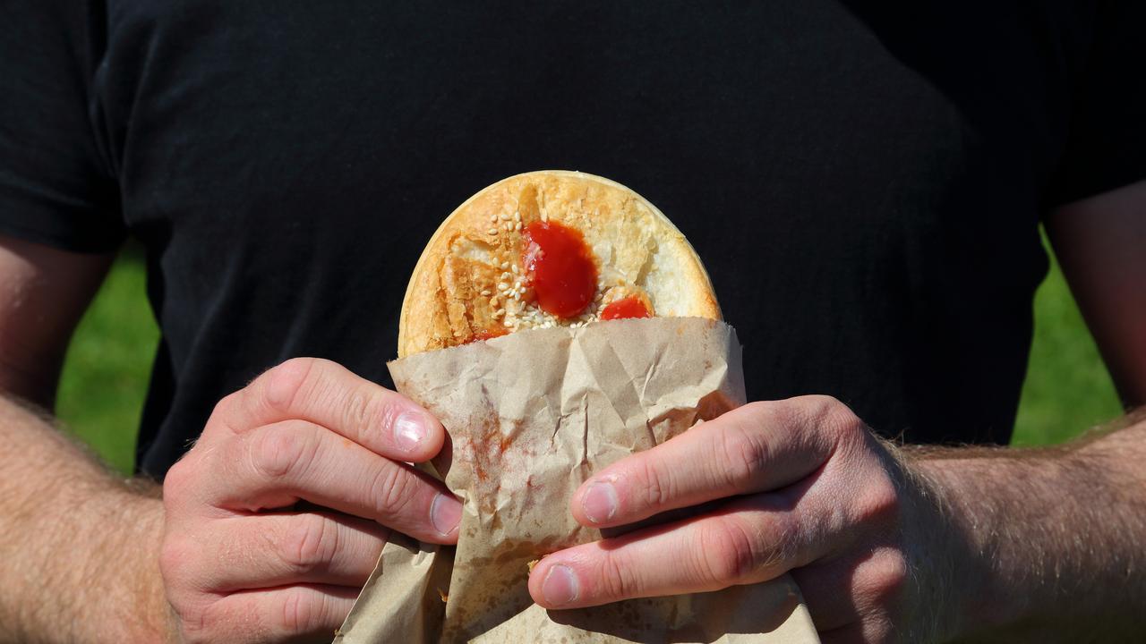 Typical lunch on the run for Australians.
