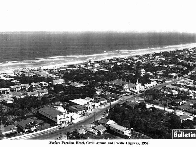  Surfers Paradise Hotel, Cavill Avenue and Pacific Highway 1952 