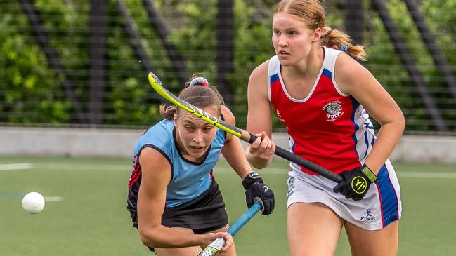 Georgie West on the move for Kedron-Wavell. Picture: Andrew Blanchard