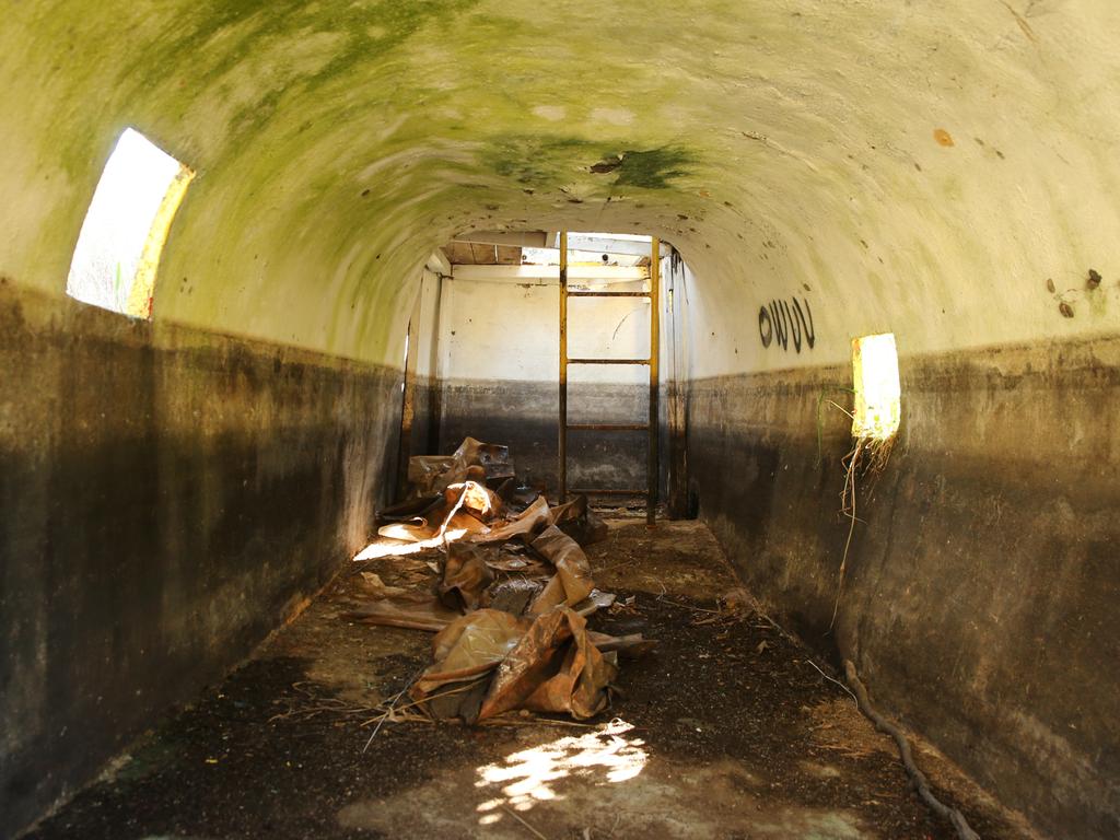 Pictured is the remains of what was Magic Kingdom theme park in Lansvale in Sydneys west. It operated in the 1970s and 80's but has been abandoned since the mid 90's. Picture: Richard Dobson