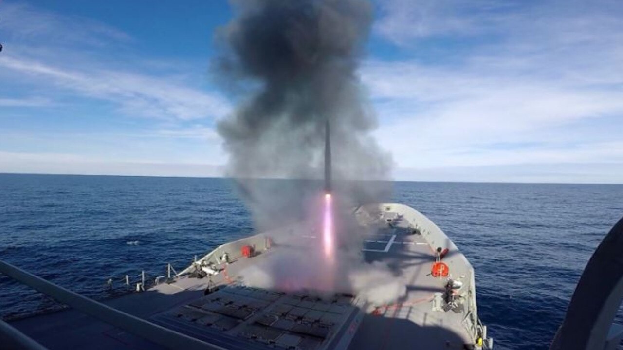 While the comparative performance of missiles is not known, what is known is that Western – and in particular Australian – warships carry relatively few of them. This will limit deployment endurance. Picture: ADF