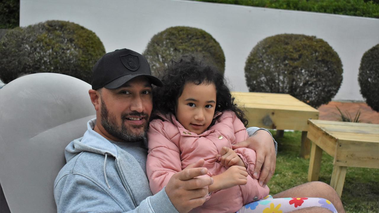 Families &amp; friends enjoy a Friday night out at the Unlock the Block event at Darcy Doyle Place, Ipswich, on August 12, 2022. Picture: Peta McEachern