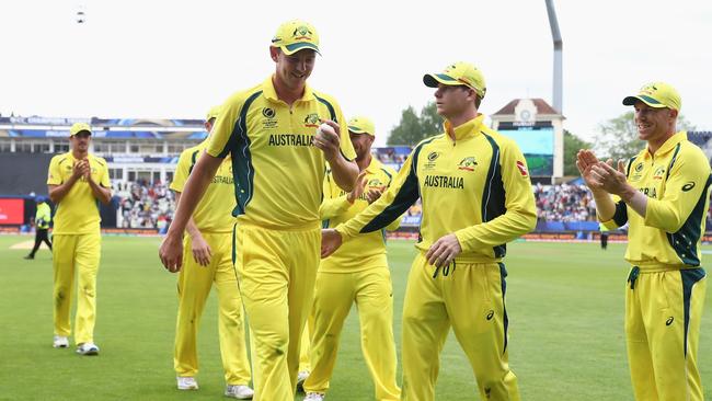 Australia is in London preparing for their second match of the Champions Trophy. Picture: Getty Images