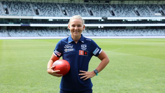 Bella Smith was traded to Geelong during the off-season. Picture: Geelong Cats