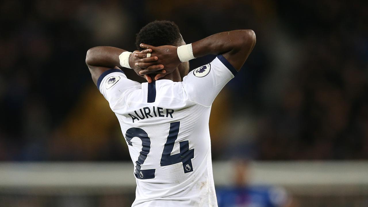 Serge Aurier was spotted praying after the incident