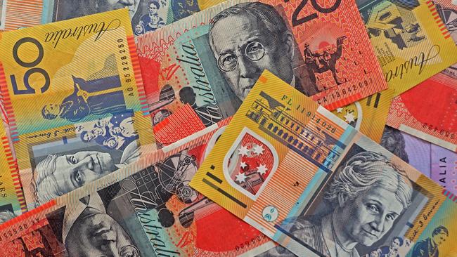 AUSTRALIA - NewsWire Photos - General view editorial generic stock photo of Australian cash money currency. Picture: NCA NewsWire / Nicholas Eagar