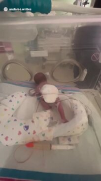 8 week old crawls in the NICU