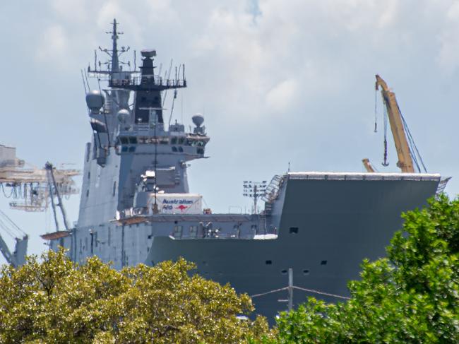 Help is on its way: Ship headed to Tonga arrives in Brisbane