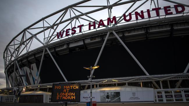 Matches have been called off across the UK. Picture: Getty