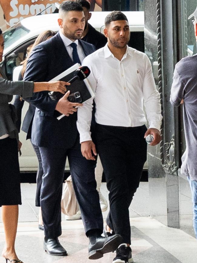 Adam Abdallah has been jailed after brutally bashing a soccer referee. Picture: NewsWire / Ben Symons