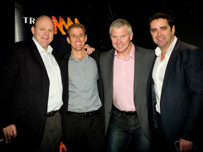 Billy Brownless, Mark Howard, Danny Frawley and Garry Lyon. Frawley was diagnosed with CTE after taking his own life.