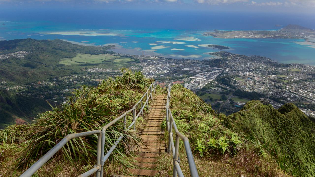 The legendary Haiku Staircase in Oahu, Hawaii. Picture: iStock
