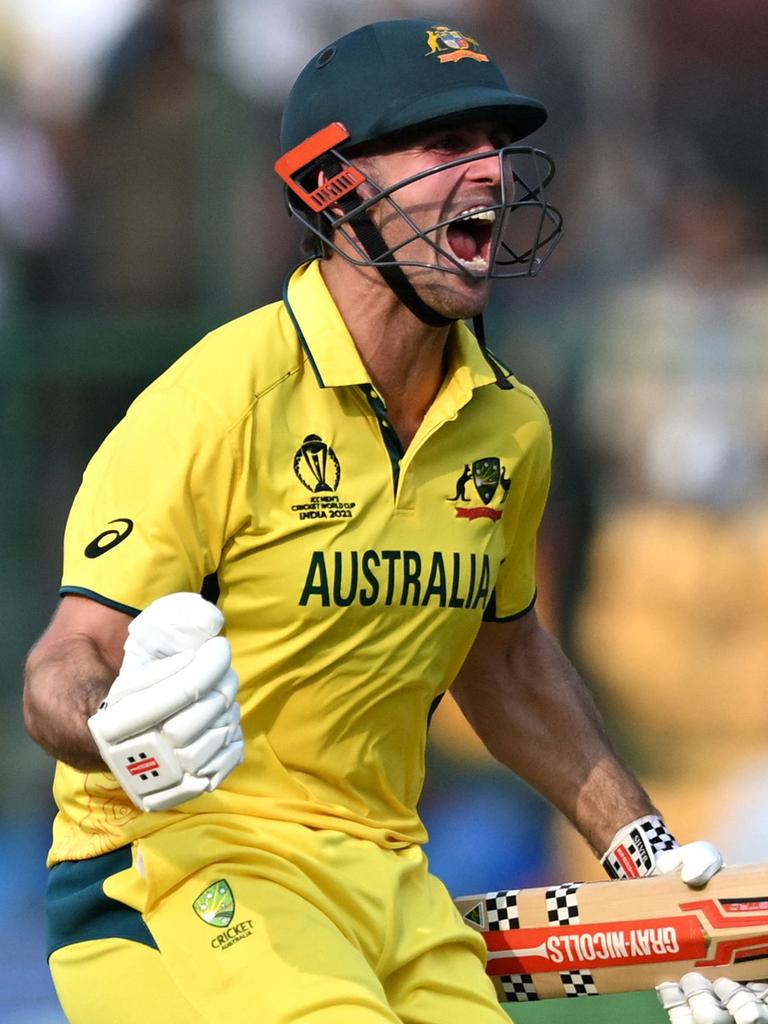 Mitchell Marsh was at his best. Photo by R.Satish BABU / AFP