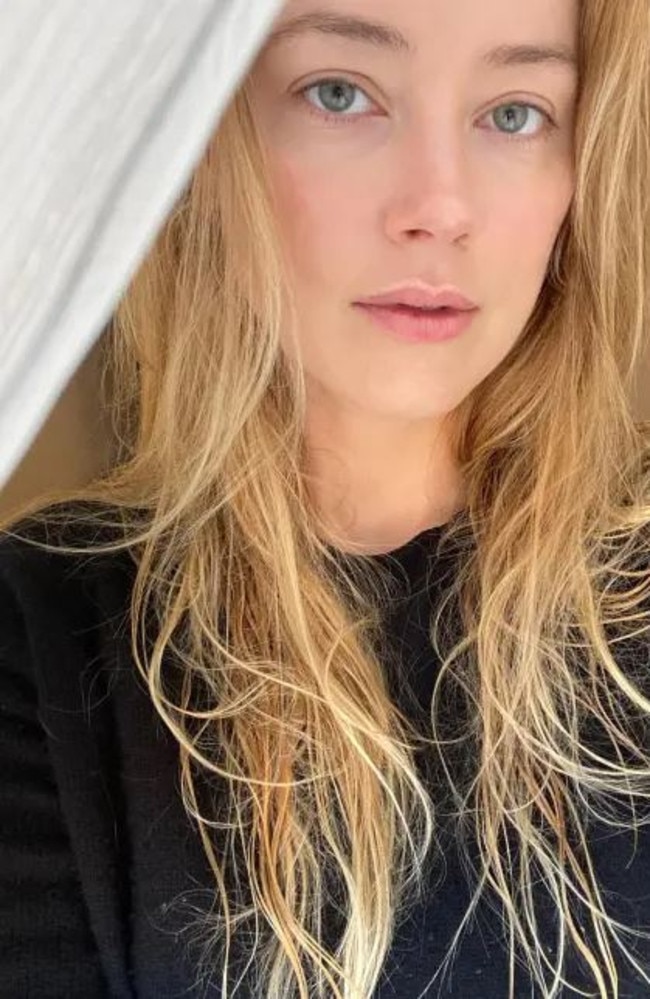 Amber Heard revealed on Instagram that she’s welcomed twins. Picture: Instagram