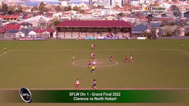 Replay: SFL women's grand final - Clarence vs North Hobart