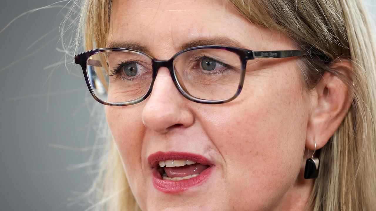 Transport Infrastructure Minister Jacinta Allan said on Monday it’s ‘too soon’ and ‘premature’ to speculate on the potential impacts of a tip-truck drivers strike. Picture: Ian Currie