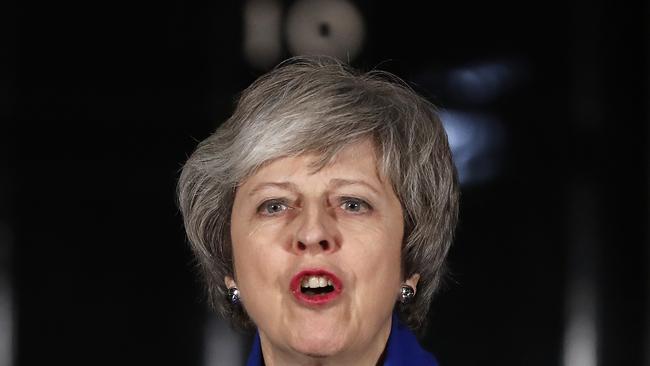 British Prime Minister Theresa May is preparing for her last throw of the dice to get her Brexit deal back on track. Picture: AP 