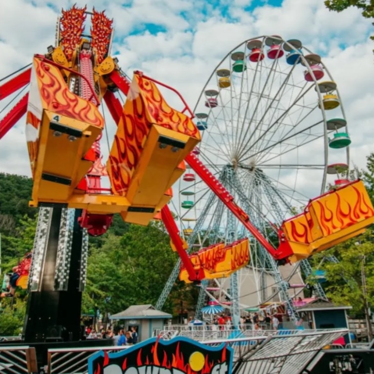 Knoebels is the largest free-admission amusement park in the United States – and it’s ready to open for its 98th season. Picture: Knoebels Amusement Resort