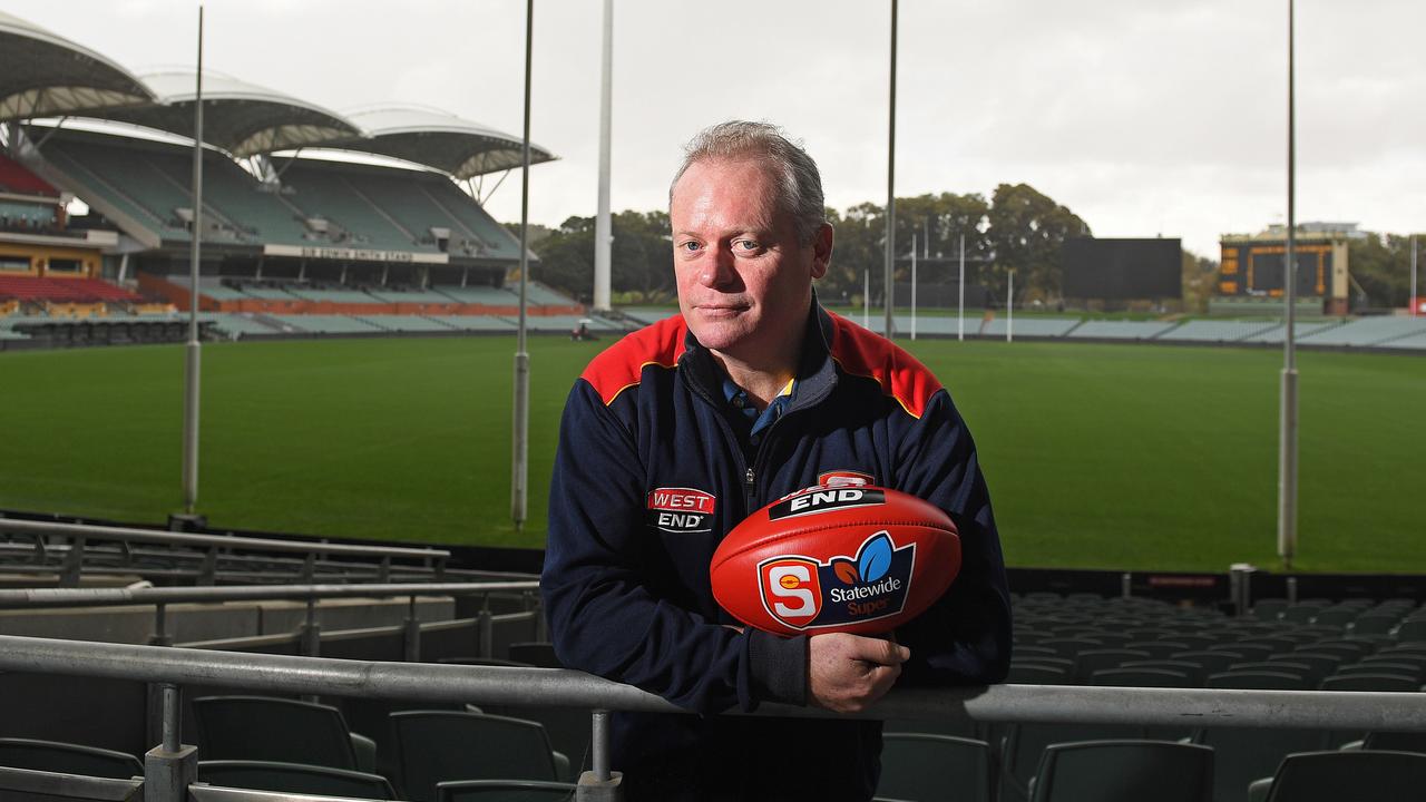SANFL CEO Jake Parkinson has concerns for the league during the COVID-19 pandemic. Picture: Tom Huntley