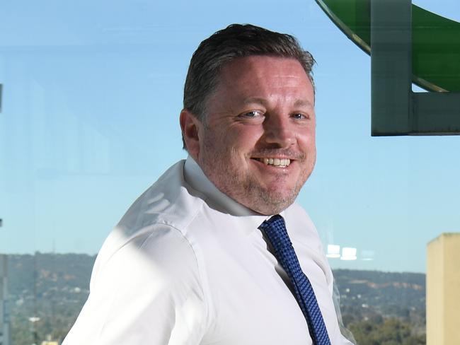 Beach Energy boss Matt Kay at their new offices on level 8, at 80 Flinders Street. Picture: Tricia Watkinson