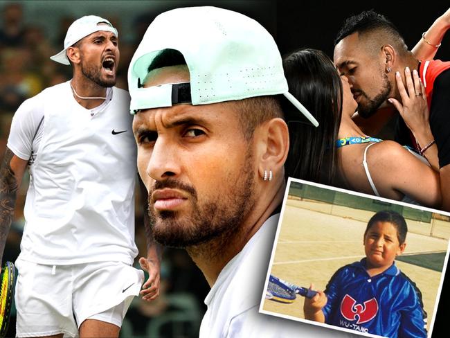 Inside the life, career and controversies of Nick Kyrgios., Art: Steve Grice/ News Corp.