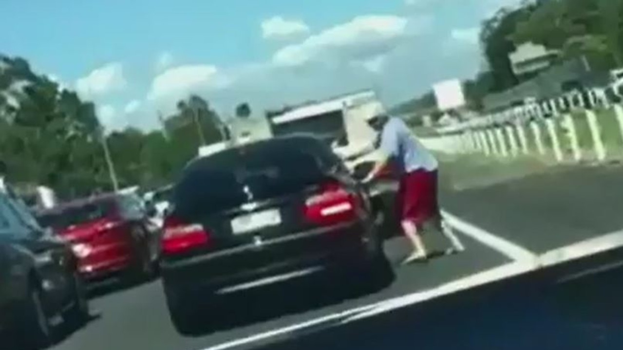 A road rage incident on the Bruce Highway at Caboolture in April, 2018. Video: Josh Paton