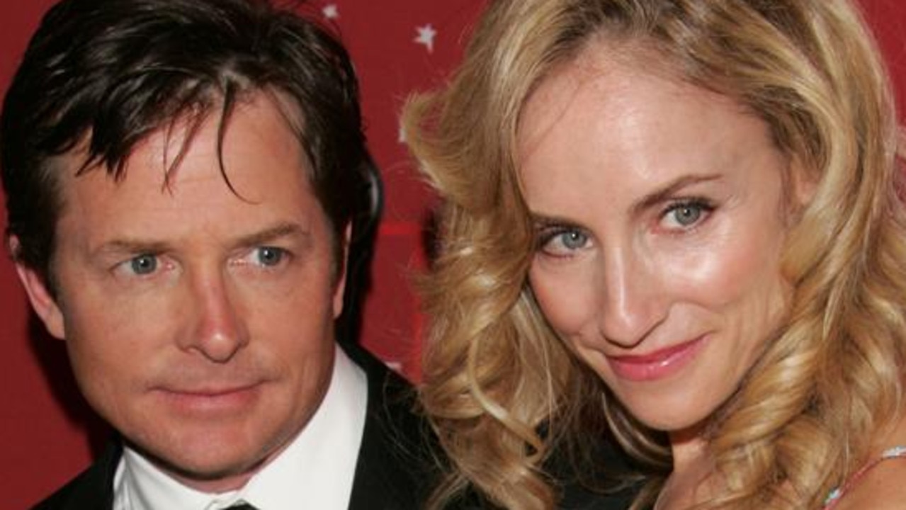 Michael J. Fox and his wife Tracy Pollan. Picture: Peter Kramer/Getty Images
