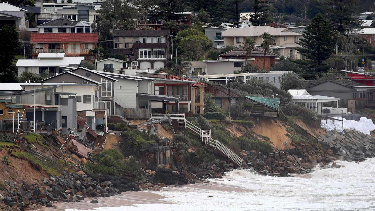 IAG is providing customers with temporary accommodation if their property has been impacted by erosion. Picture: Toby Zerna