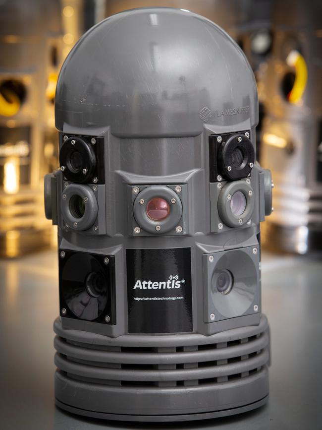 The Attentis intelligent sensor. Picture: Mark Stewart