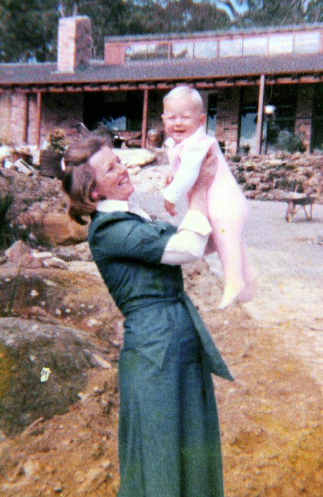 Missing mum Lyn dawson, pictured at her Bayview home with one of her daughters.