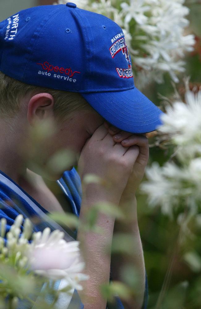 Baseball fan Ben Jacobs, pictured so as not to identify him, at age 11 back in 2004.