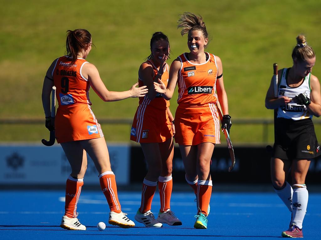 Brisbane Blaze Hockey One player Madison Fitzpatrick. Picture: Gary Day